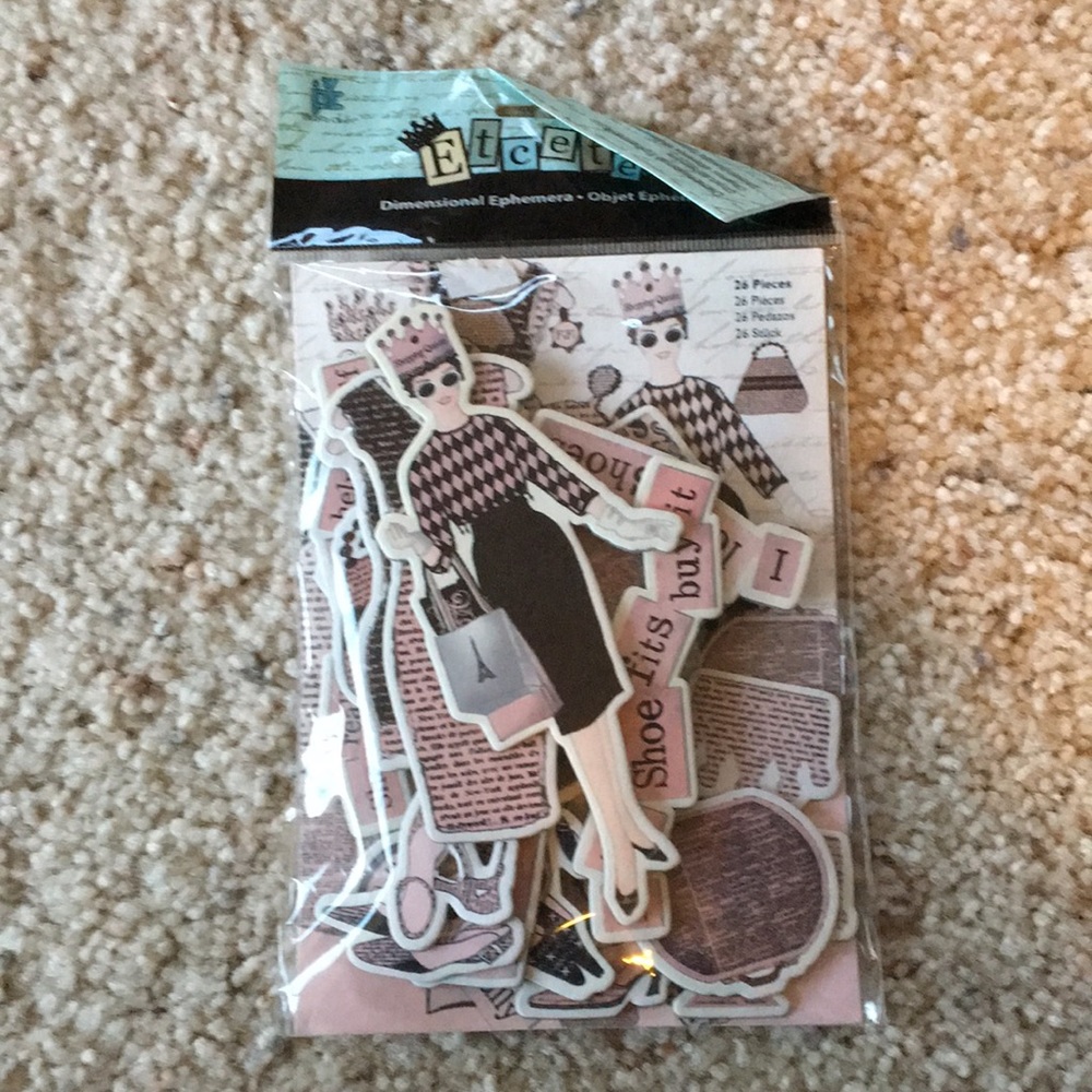 Scrapbook/ Craft Dimensional Ephemera